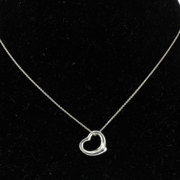 Tiffany & Co. Jewelry - 💥Clearance!💥Open Heart platinum necklace